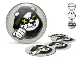 Wheel Stickers Style Ultimate Plasma Racing Flow